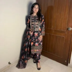 Cotton lawn 3-Piece